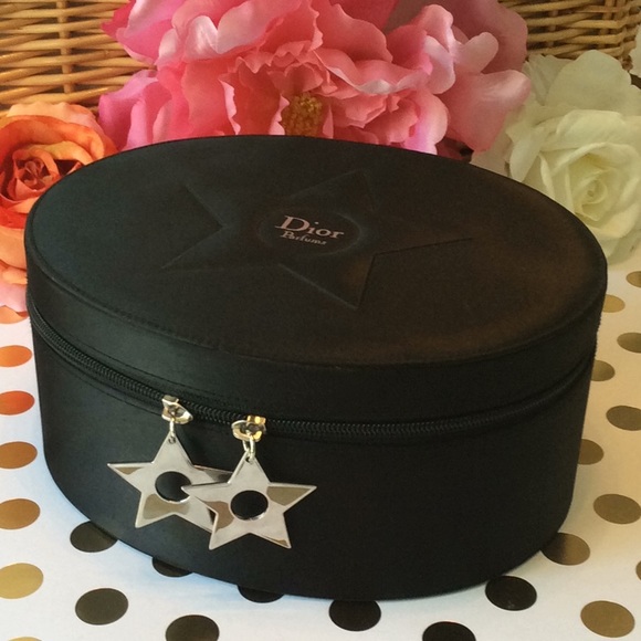 Dior Handbags - DIOR BLACK SATIN MAKEUP HOLDER